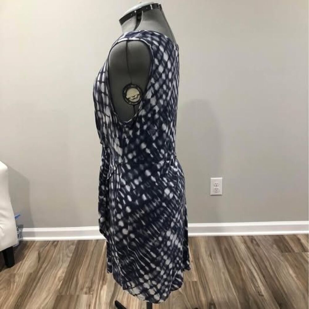 Dress 2X Love Fire Boutique Sleeveless Black & White XXL Bleached Tie Dye C5460 - Picture 3 of 6